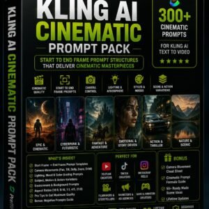Kling AI Cinematic Prompt Pack