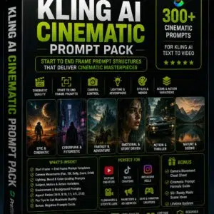 Kling AI Cinematic Prompt Pack