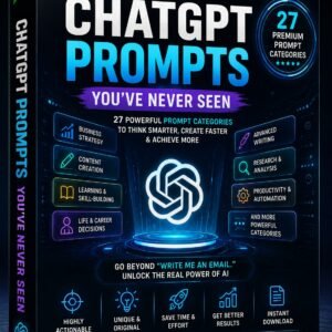 ChatGPT Prompts You've Never Seen