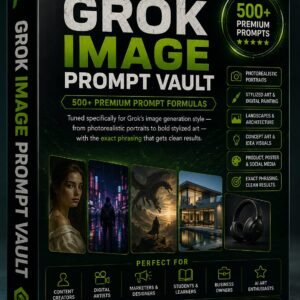 Grok Image Prompt Vault