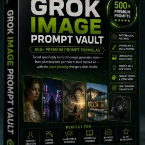 Grok Image Prompt Vault